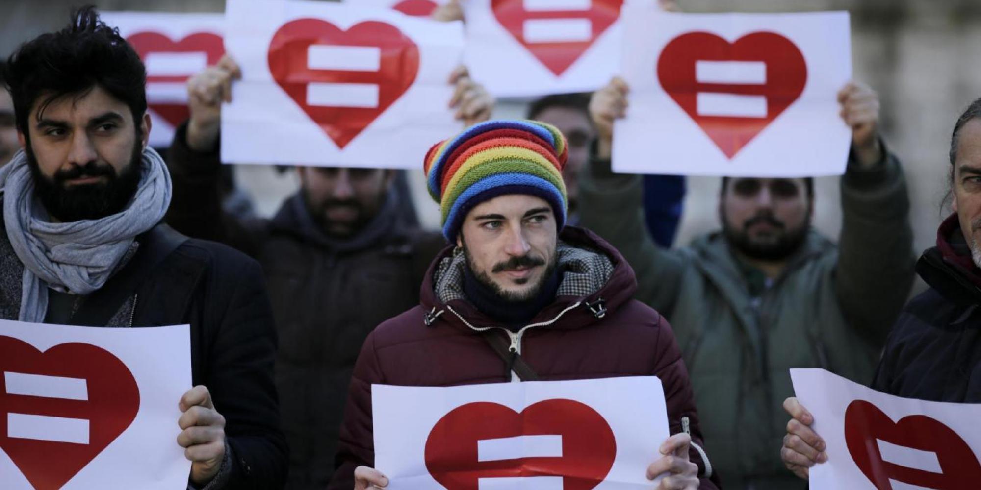 Foto Vincenzo Livieri - LaPresse 28-01-2015 Cronaca - Roma - Approvazione del registro delle unioni civili. Nella foto Foto Vincenzo Livieri - LaPresse 28-01-2015 Politics - Rome - Approval of the civil unions registry. In the pic