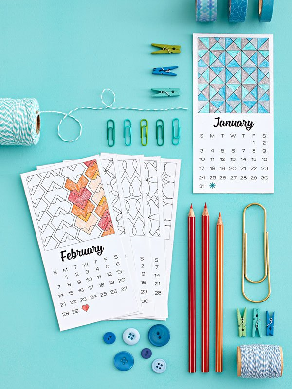 Diy Crea Il Tuo Calendario 2016 Bigodino