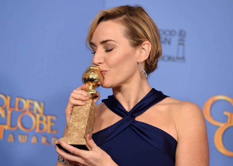 Kate Winslet ai Golden Globe 2016