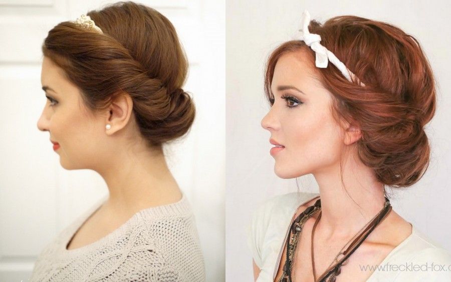 Croissant Hairstyle DIY