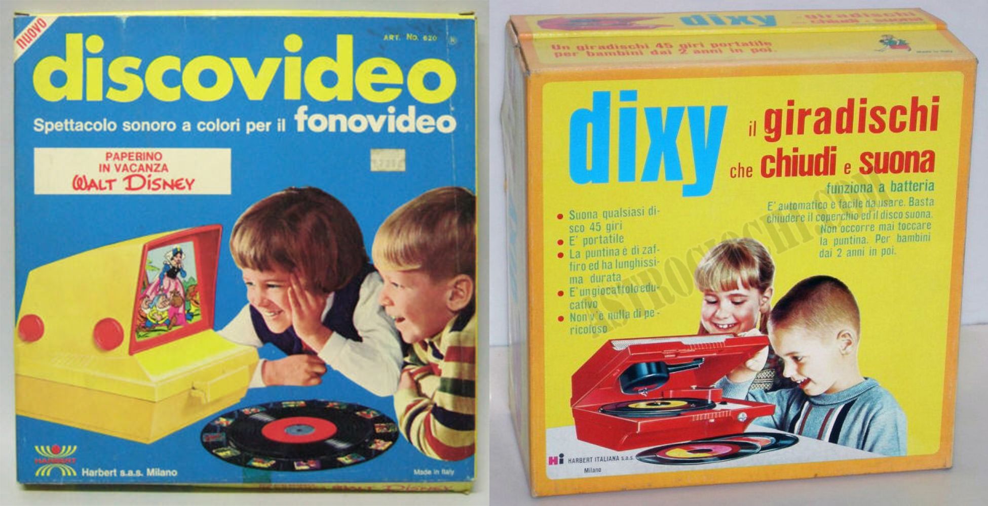 Il Discovideo ed il Giradischi