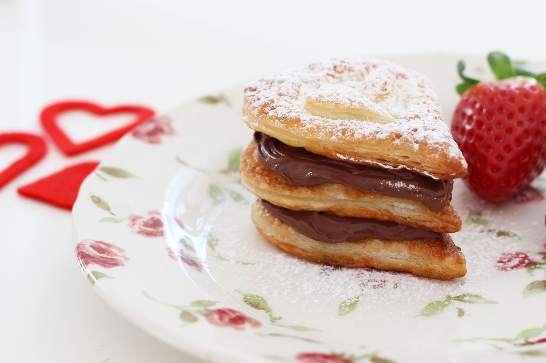 Millefoglie al cioccolato per San Valentino