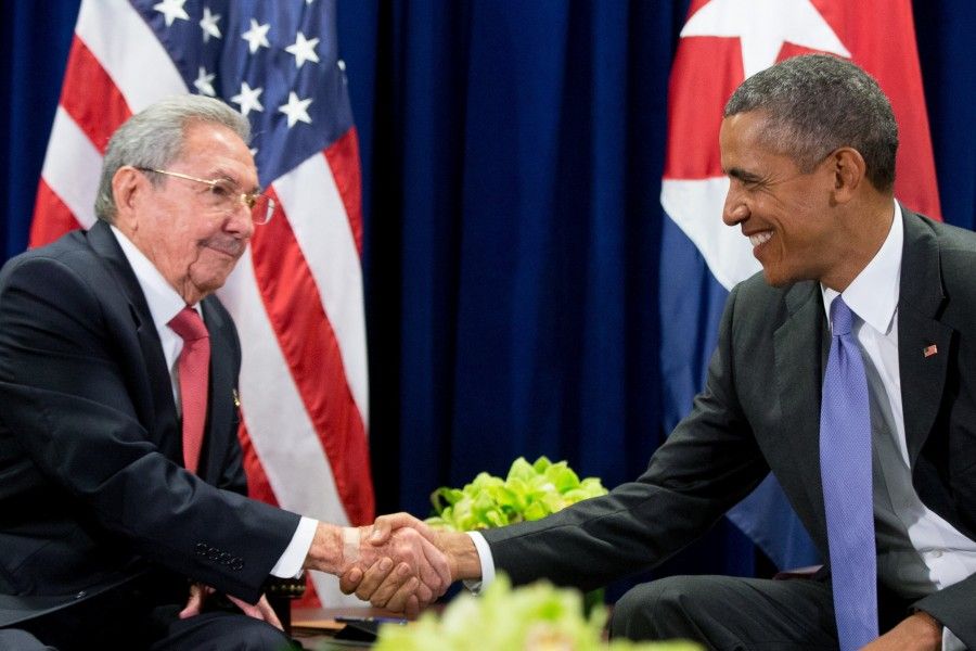 Obama e Raùl Castro