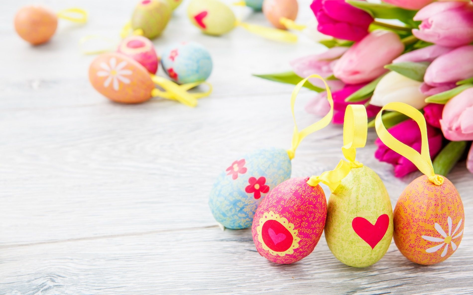 8 decorazioni originali per le uova di Pasqua