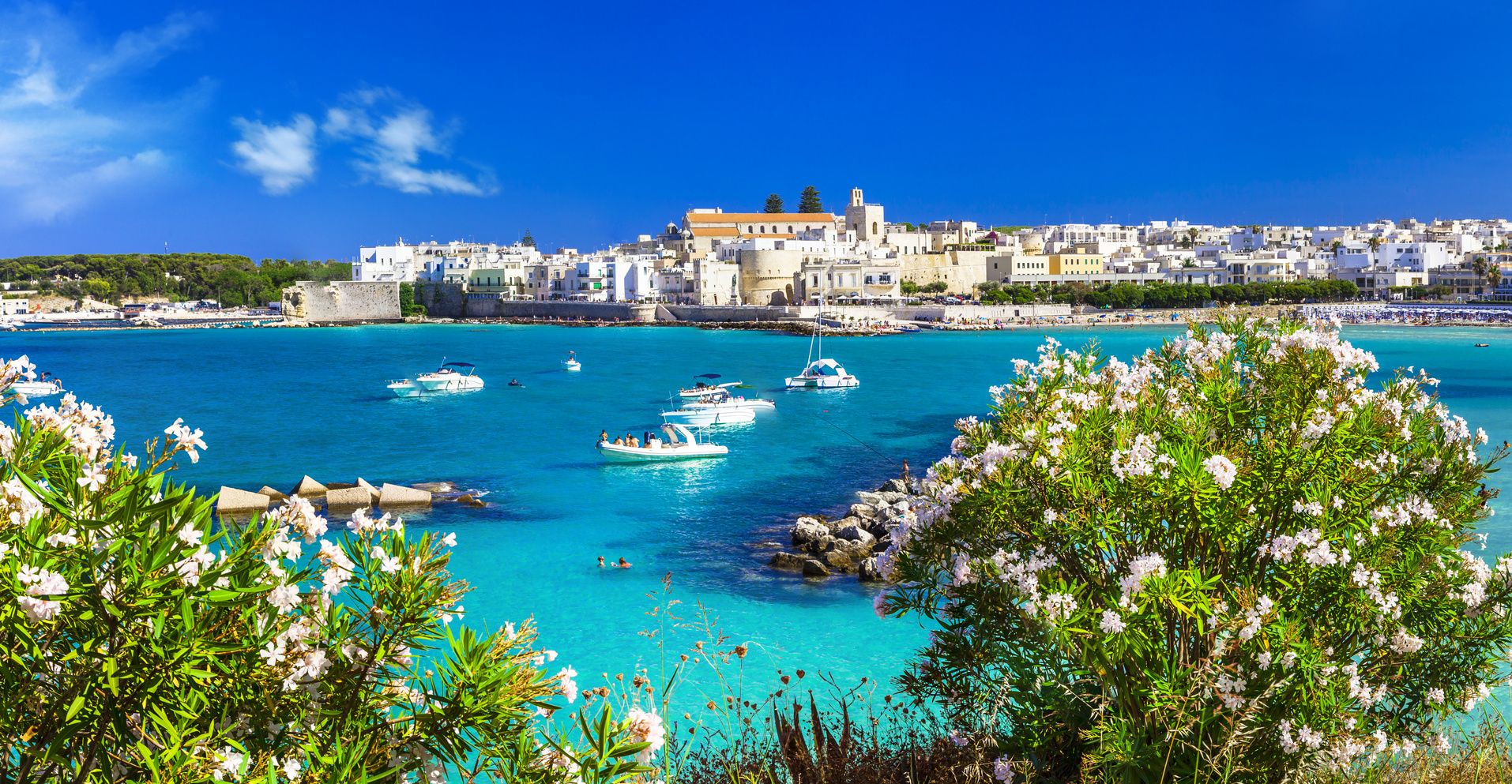 Italian vacation - Otranto in Puglia with cristal waters