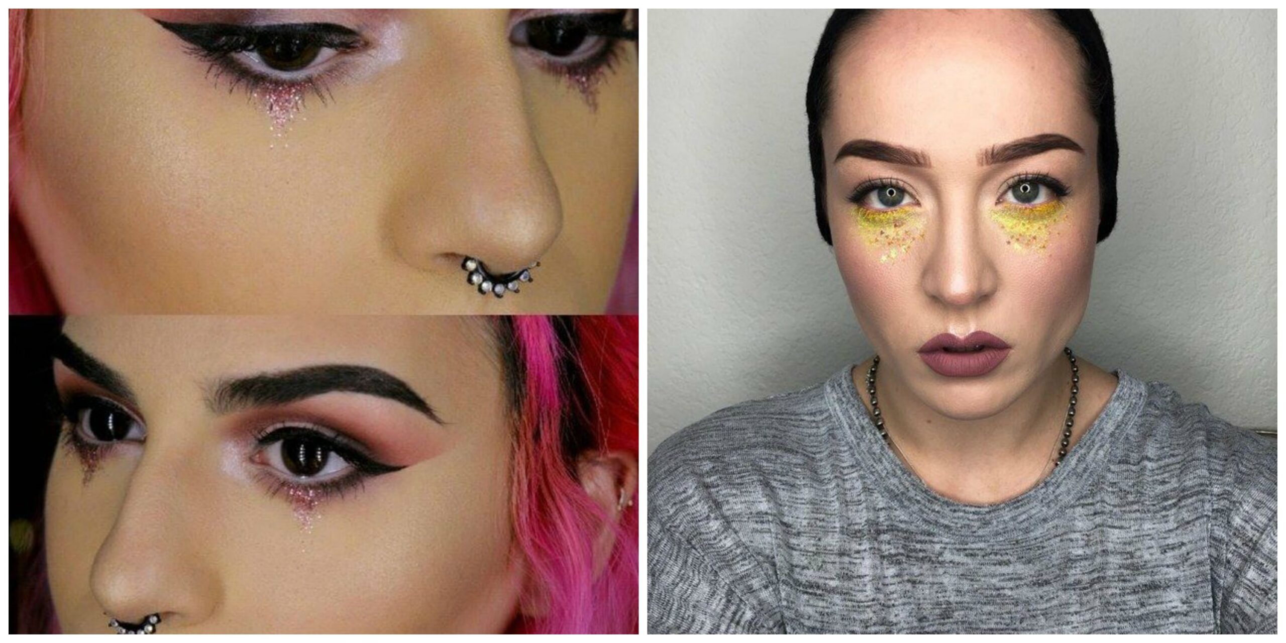 Lacrime di glitter: la nuova make-up mania 2016