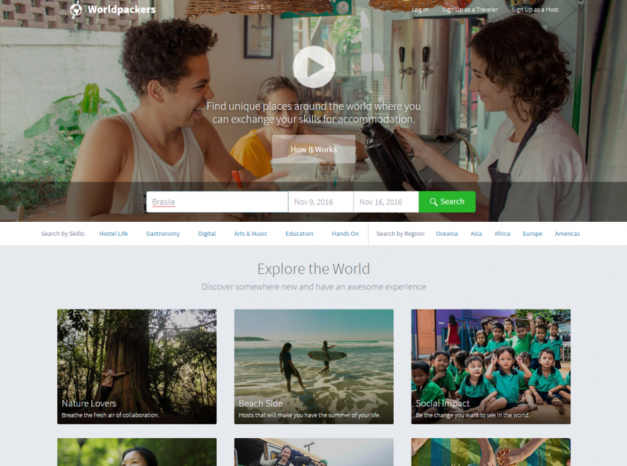 Worldpackers: viaggiare gratis