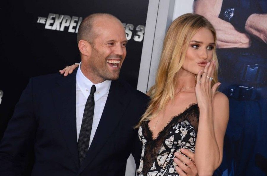 ason Statham e Rosie Huntington-Whiteley