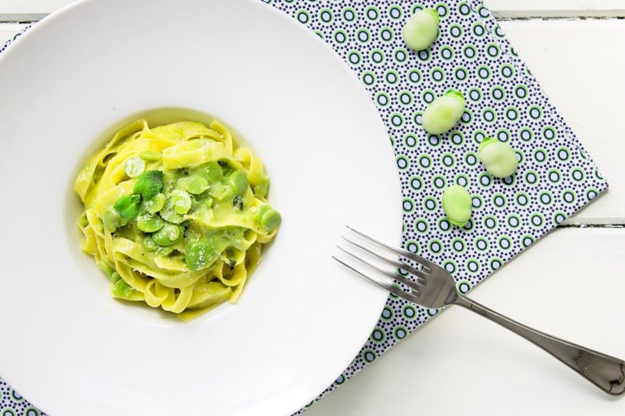 tagliatelle-fave-menta-contemporaneo-food