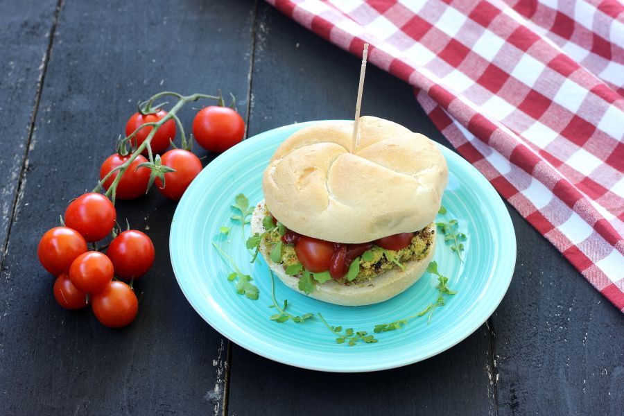 Hamburger vegani di Jamie Oliver