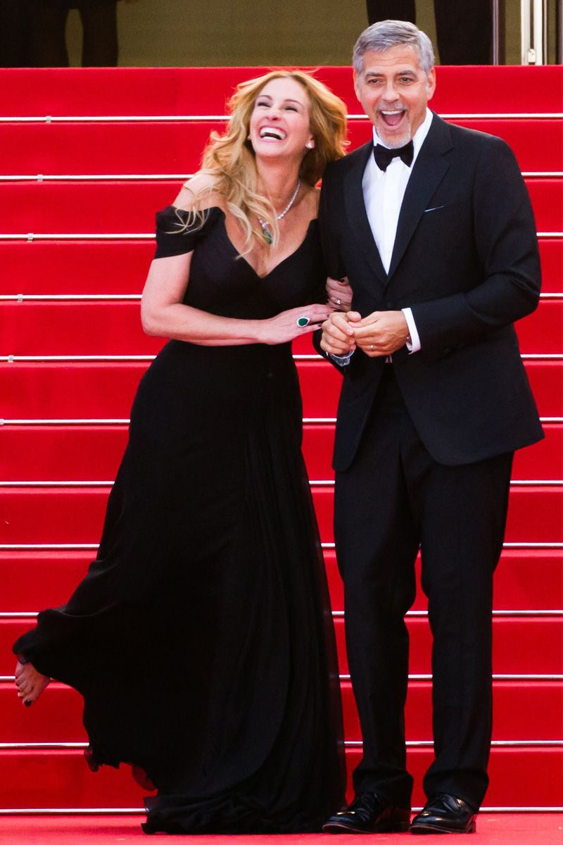 Julia Roberts e George Clooney sul red carpet