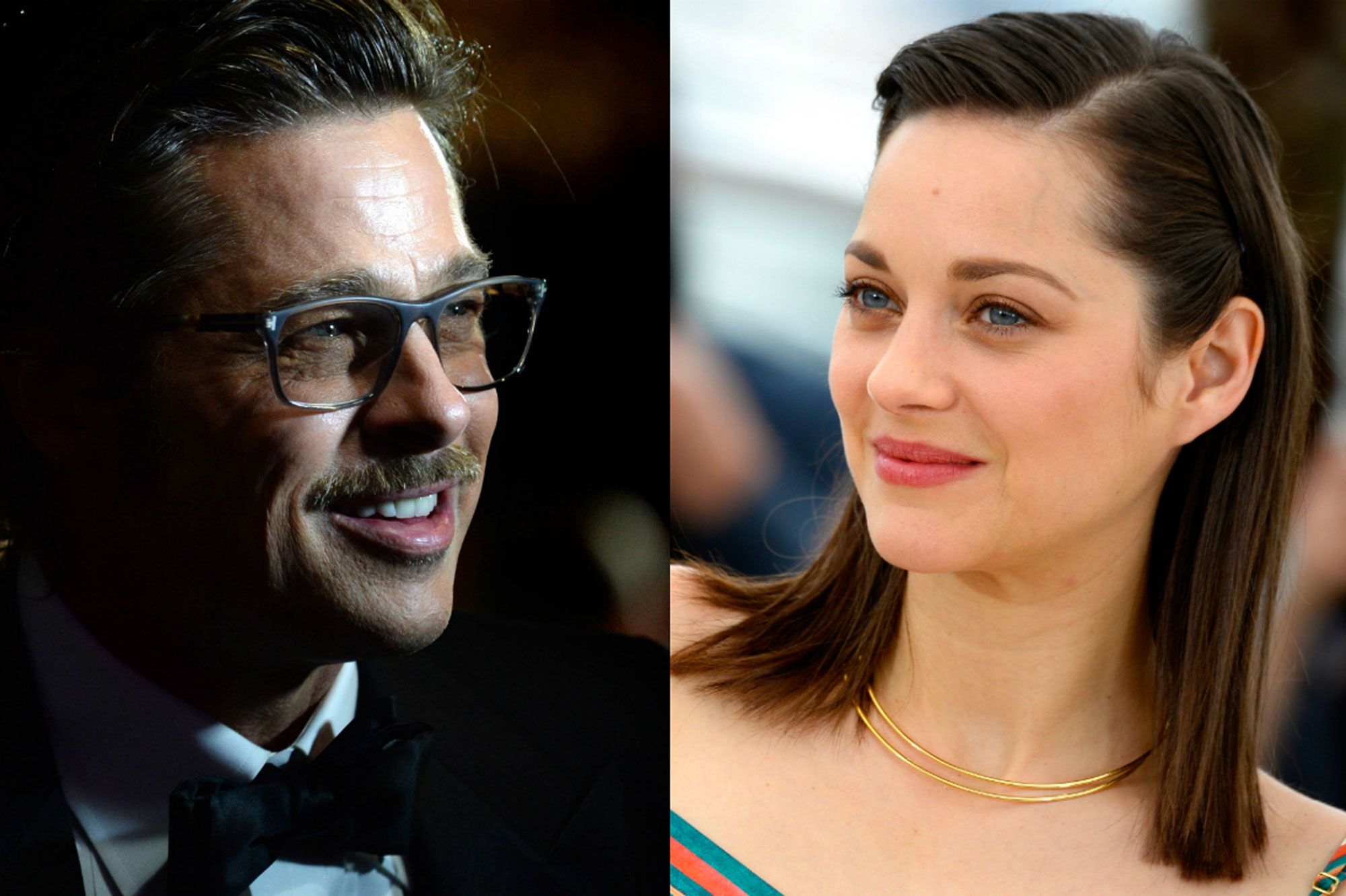 Marion Cotillard e Brad Pitt