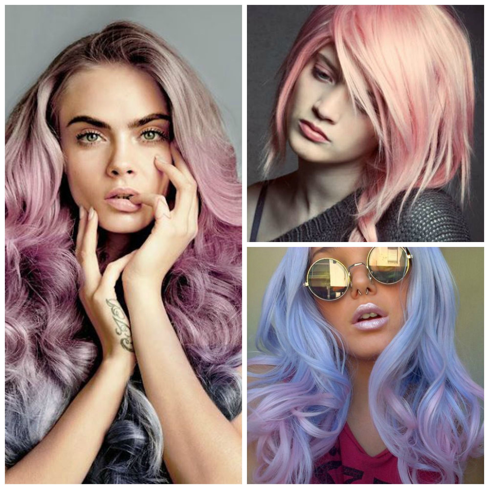 collage hair pantone