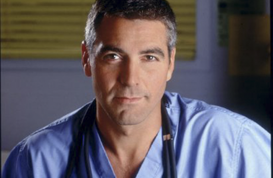 George Clooney medico pediatra in ER