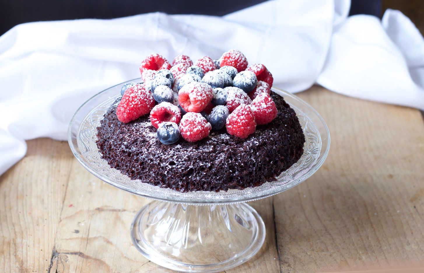 Torta al cioccolato senza uova al microonde