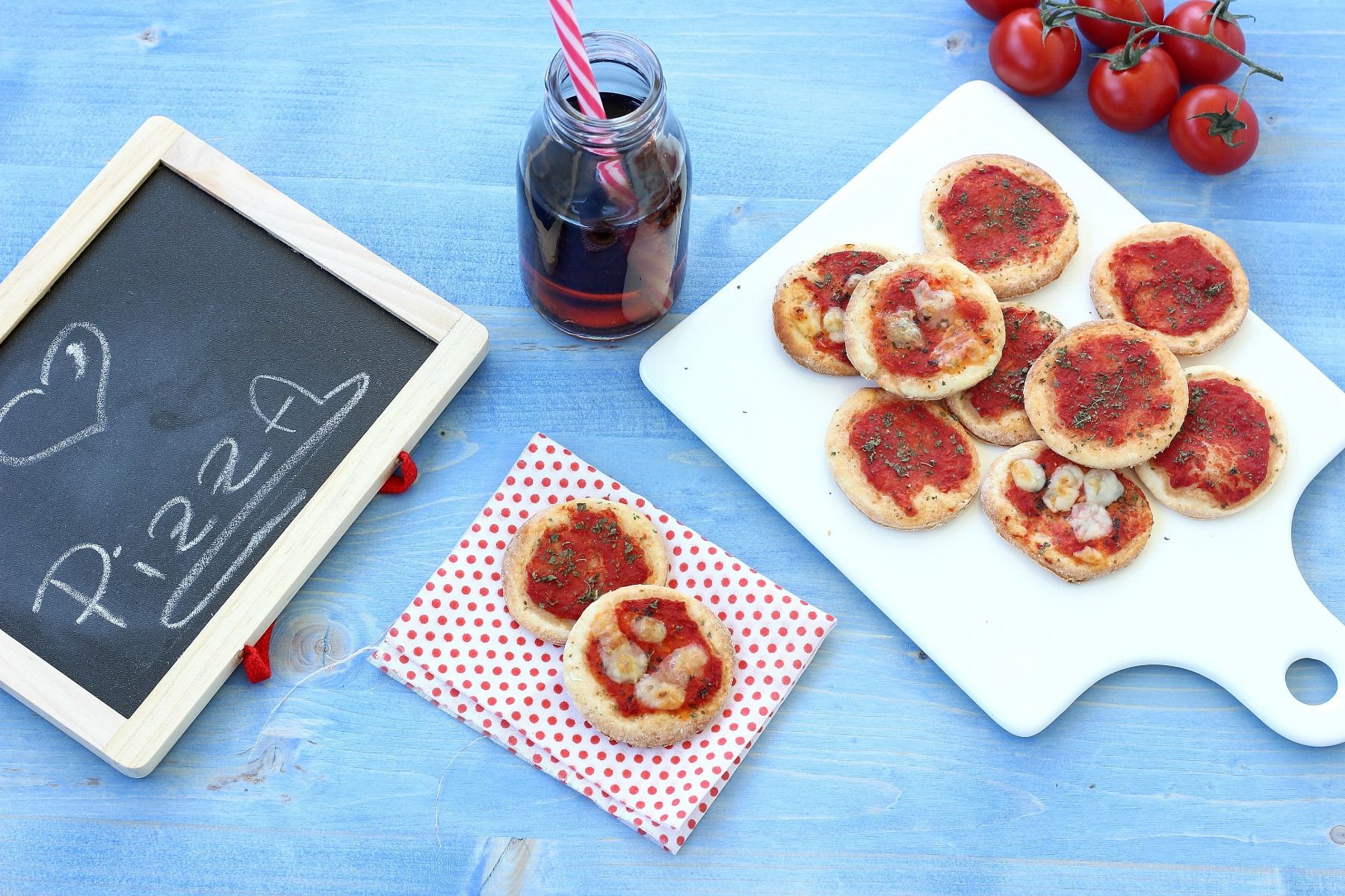 Pizzette veloci allo yogurt