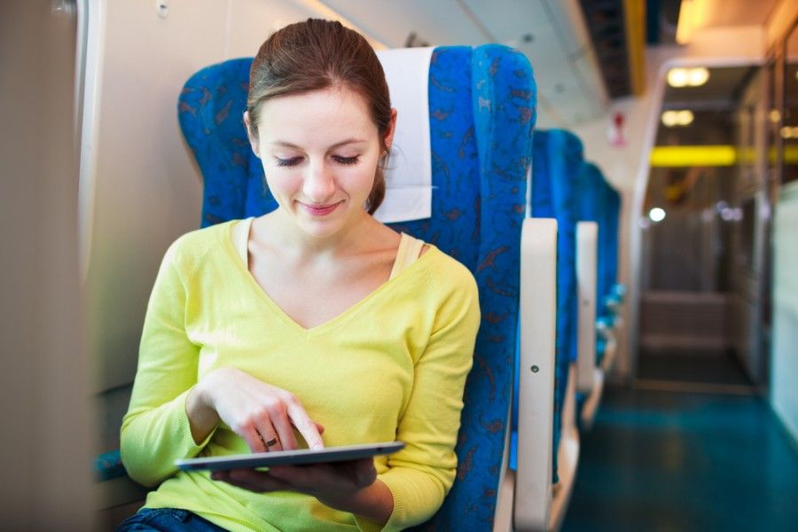 Viaggiare in treno con la mamma