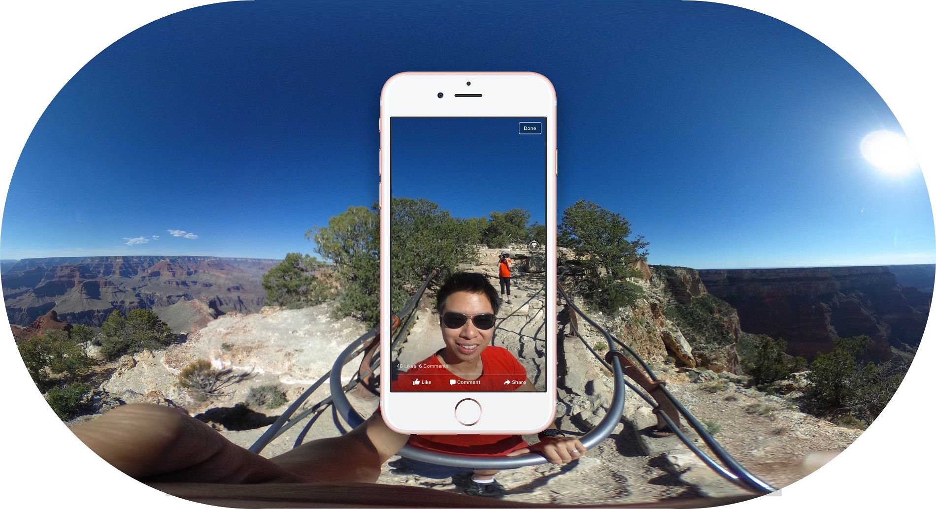 Come fare foto interattive a 360 gradi su Facebook con l’iPhone