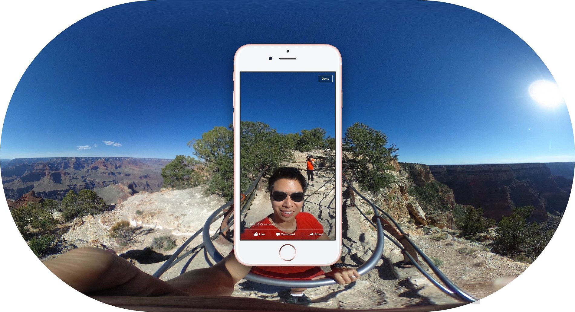 Come fare foto interattive a 360 gradi su Facebook con l’iPhone