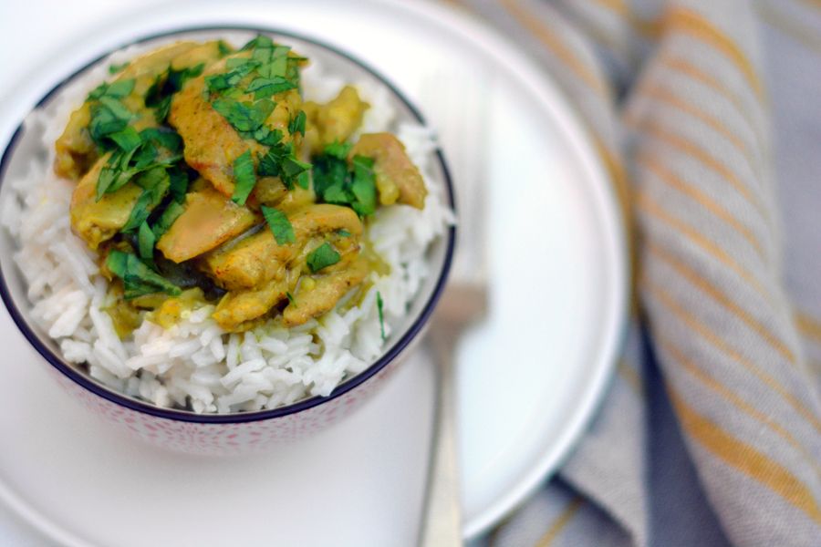 Pollo al curry (bocconcini cremosi): la ricetta