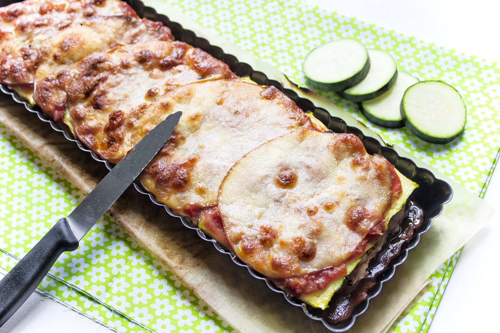 Parmigiana veloce di zucchine