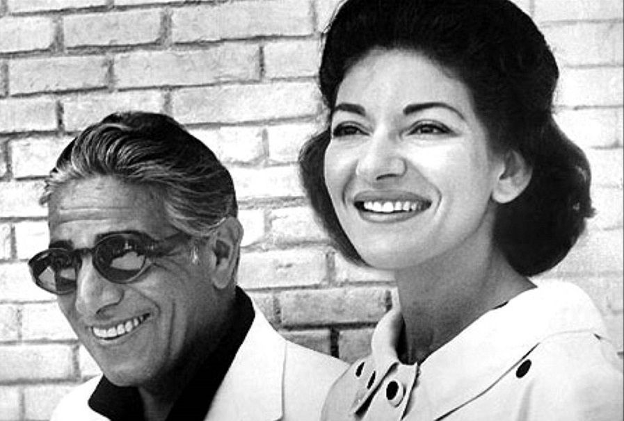 Aristotele Onassis e Maria Callas