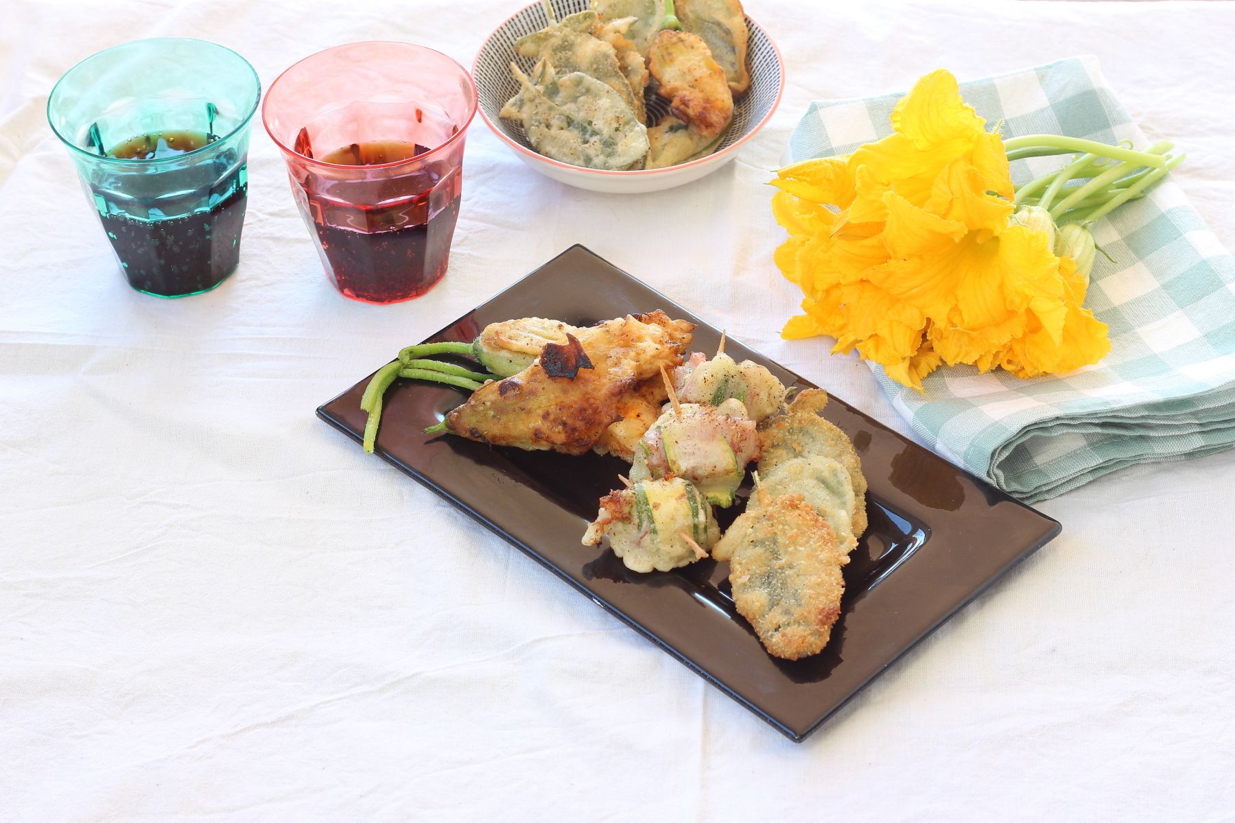 Fritto anche d’estate con salvia e zucchine