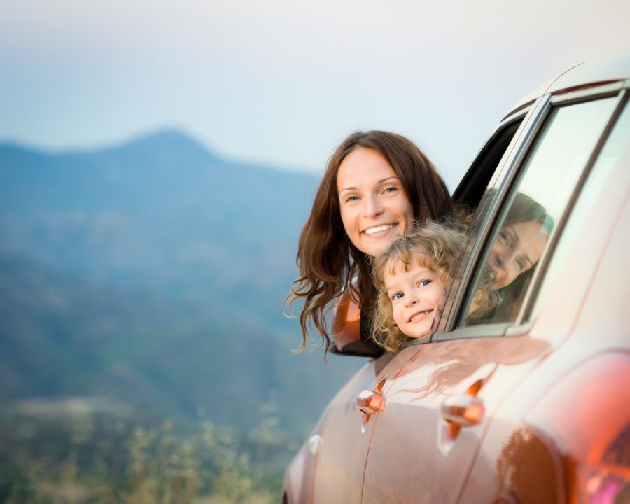 Viaggiar in auto con i bambini