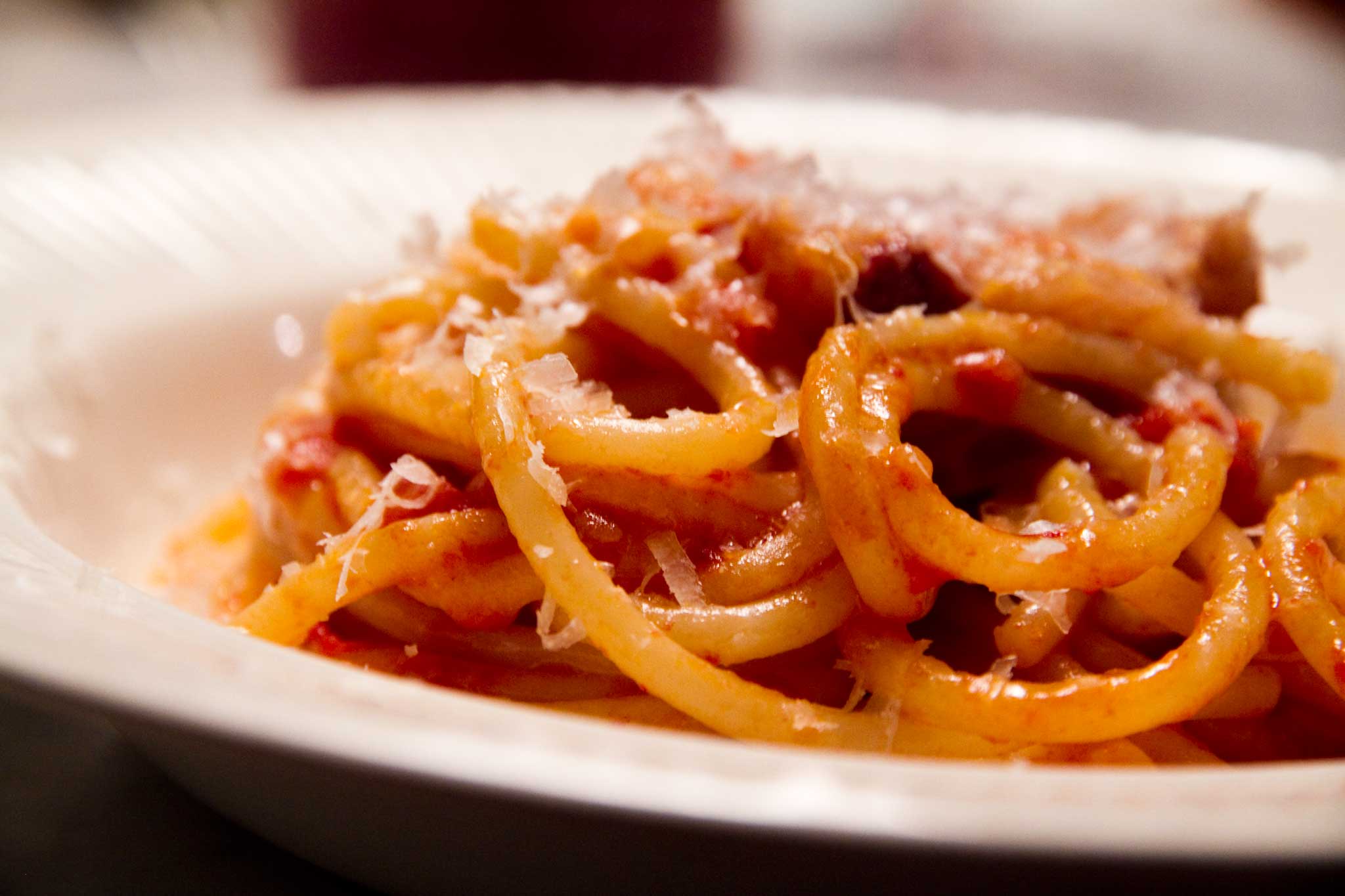 La ricetta originale della pasta all&amp;#39;amatriciana - Bigodino