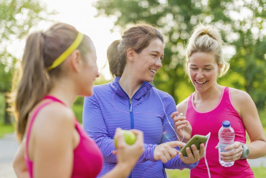 Friendship and fitness in the park