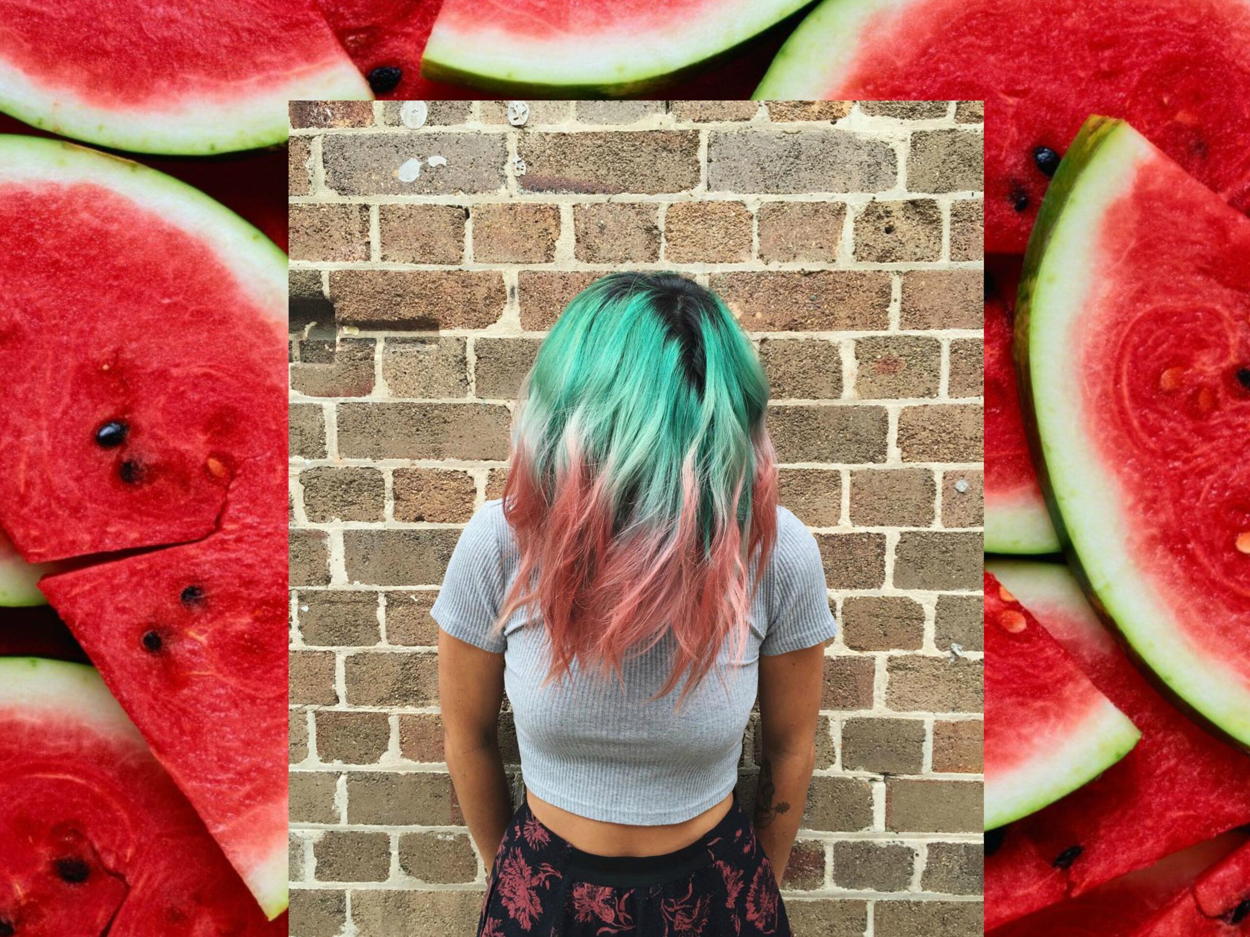 Tendenza capelli color cocomero