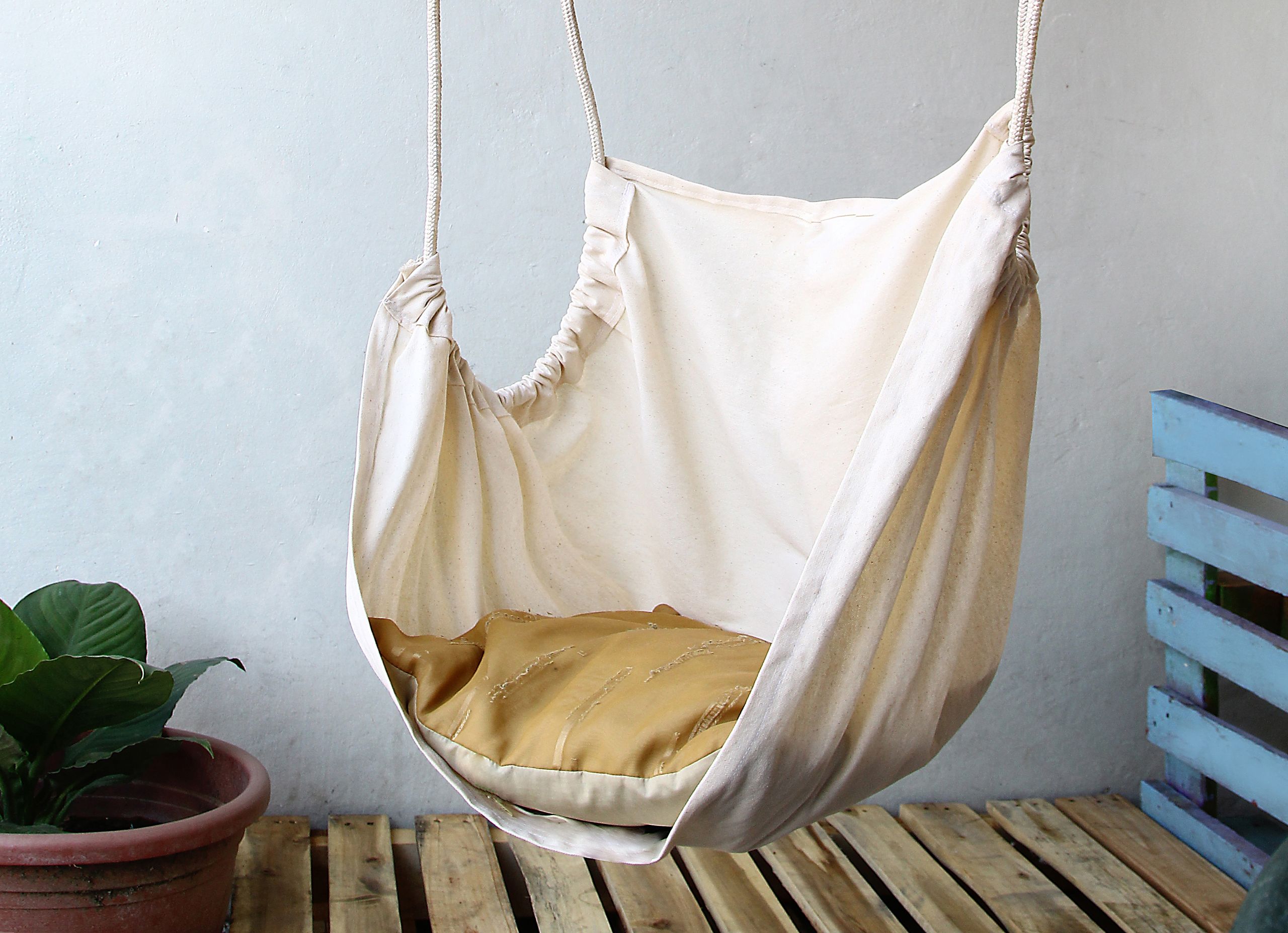 DIY hanging chairs