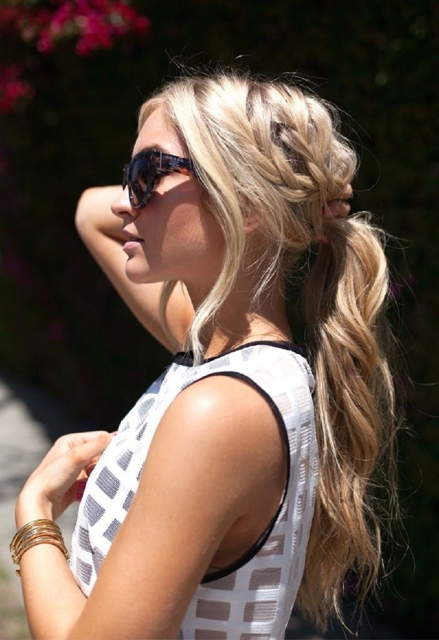 Casual-Braid-ponytail