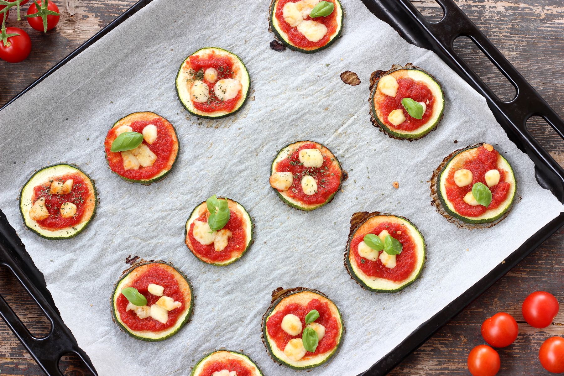 Pizzette di zucchine