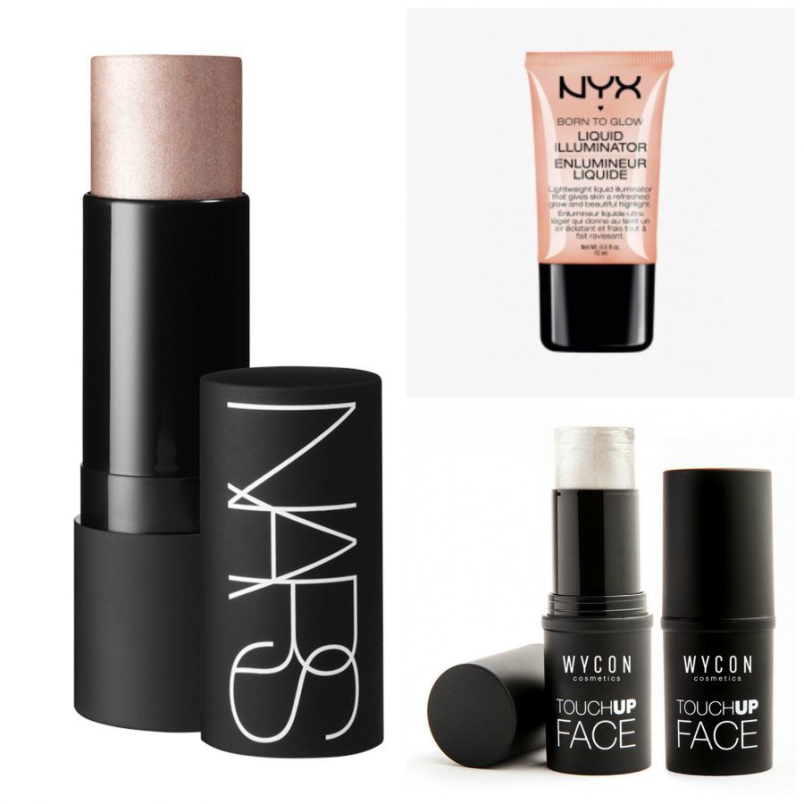 Nars Copacabana; Liquid illuminator nyx; face touch up Wjcon