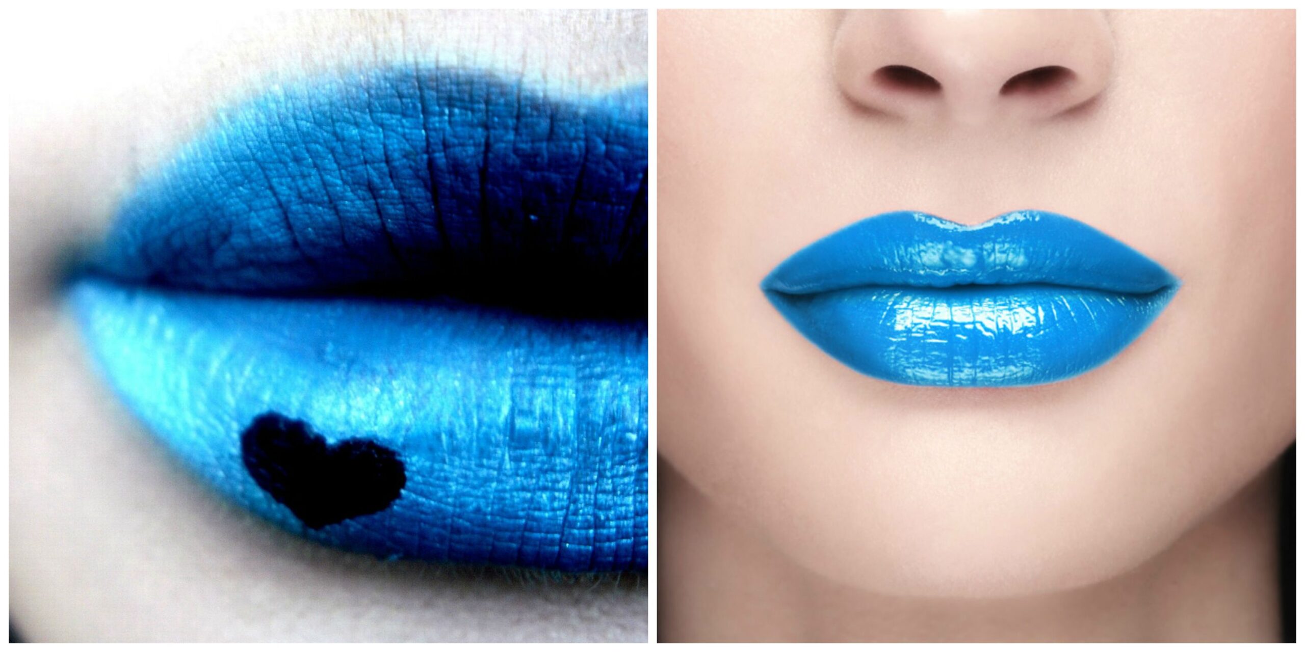 Come si indossa il rossetto blu notte
