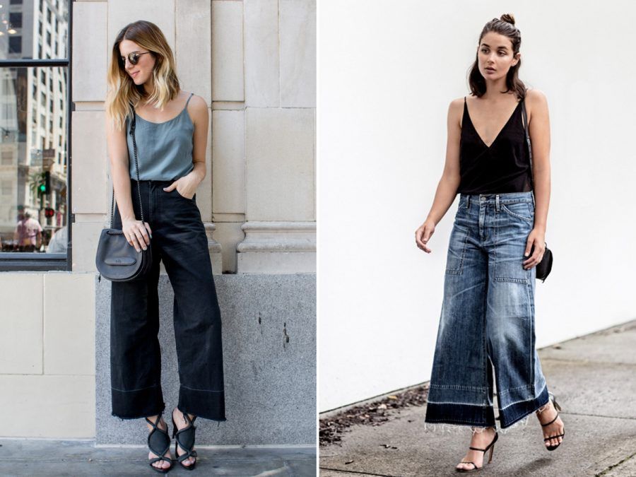 jeans larghi abbinamenti