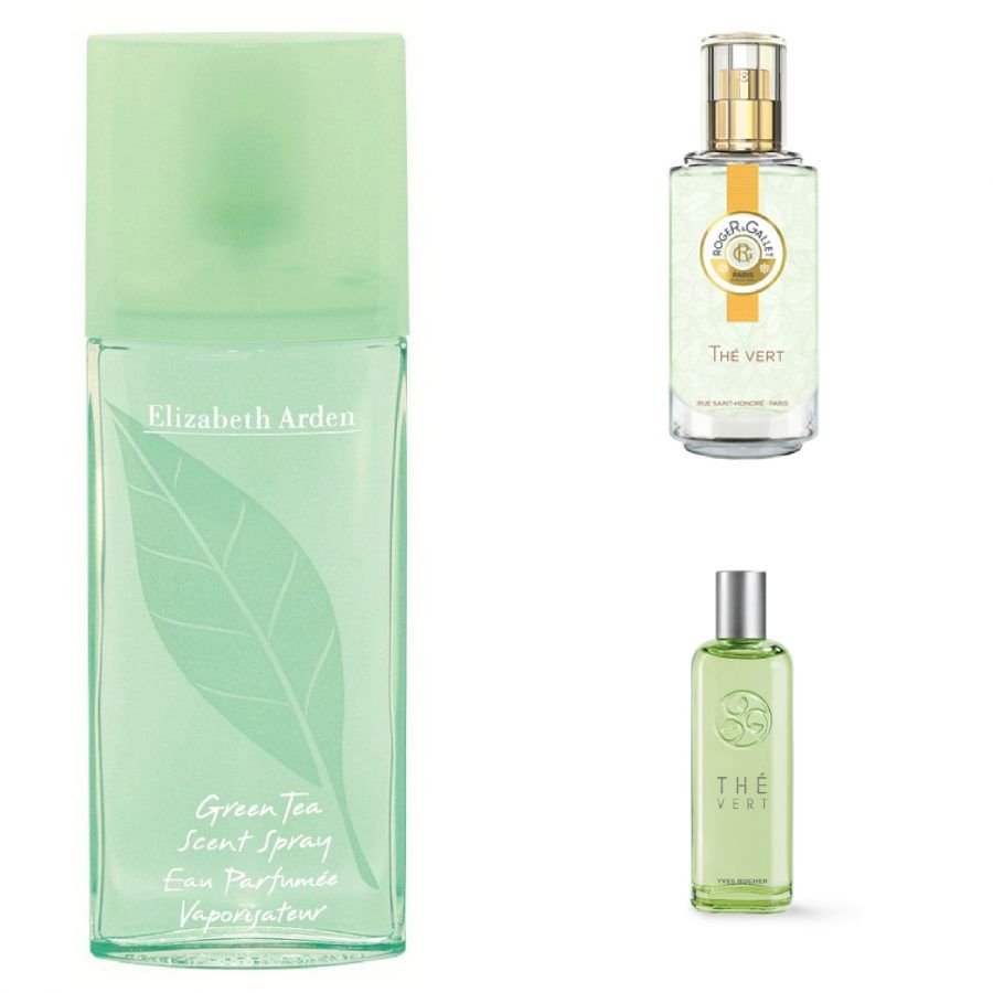 té verde: Elisabeth Arden- Roger e Gallet- Yves Rocher