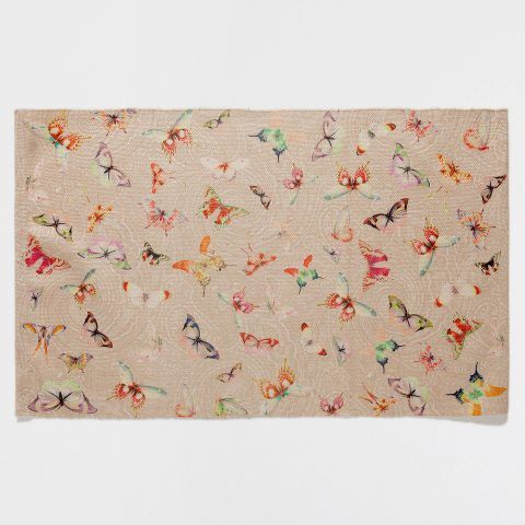 TAPPETO STAMPA FARFALLE - prezzo 35,99 euro