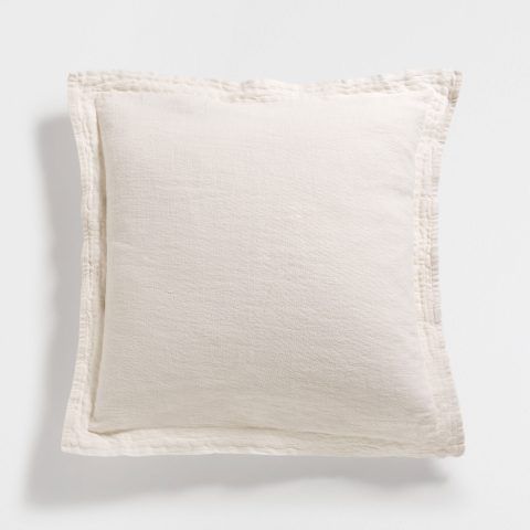 FEDERA DA CUSCINO LINO EFFETTO LAVATO COLOR OFFWHITE - 50 x 50 cm prezzo: 35,99 euro + imbottitura 5,99 euro