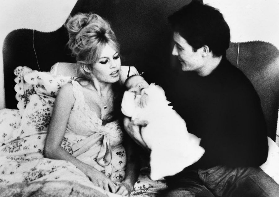 Brigitte Bardot e Jacques Charrier, padre del suo unico figlio