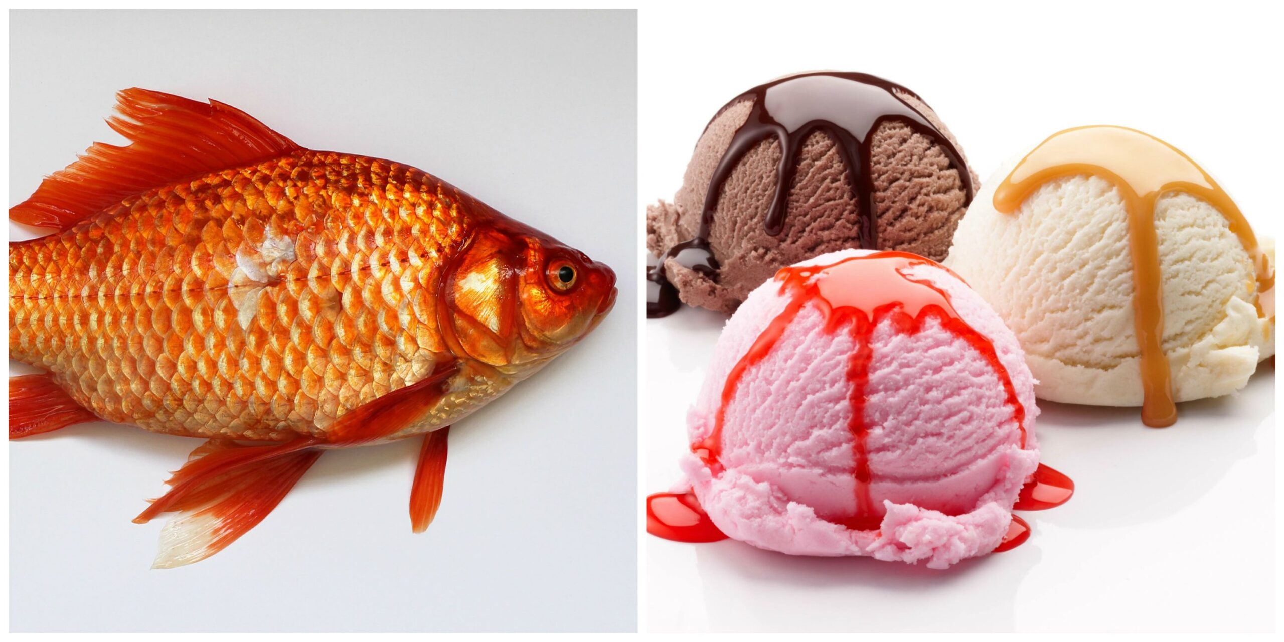 Mangiare il pesce con il gelato: la nuova mania del momento