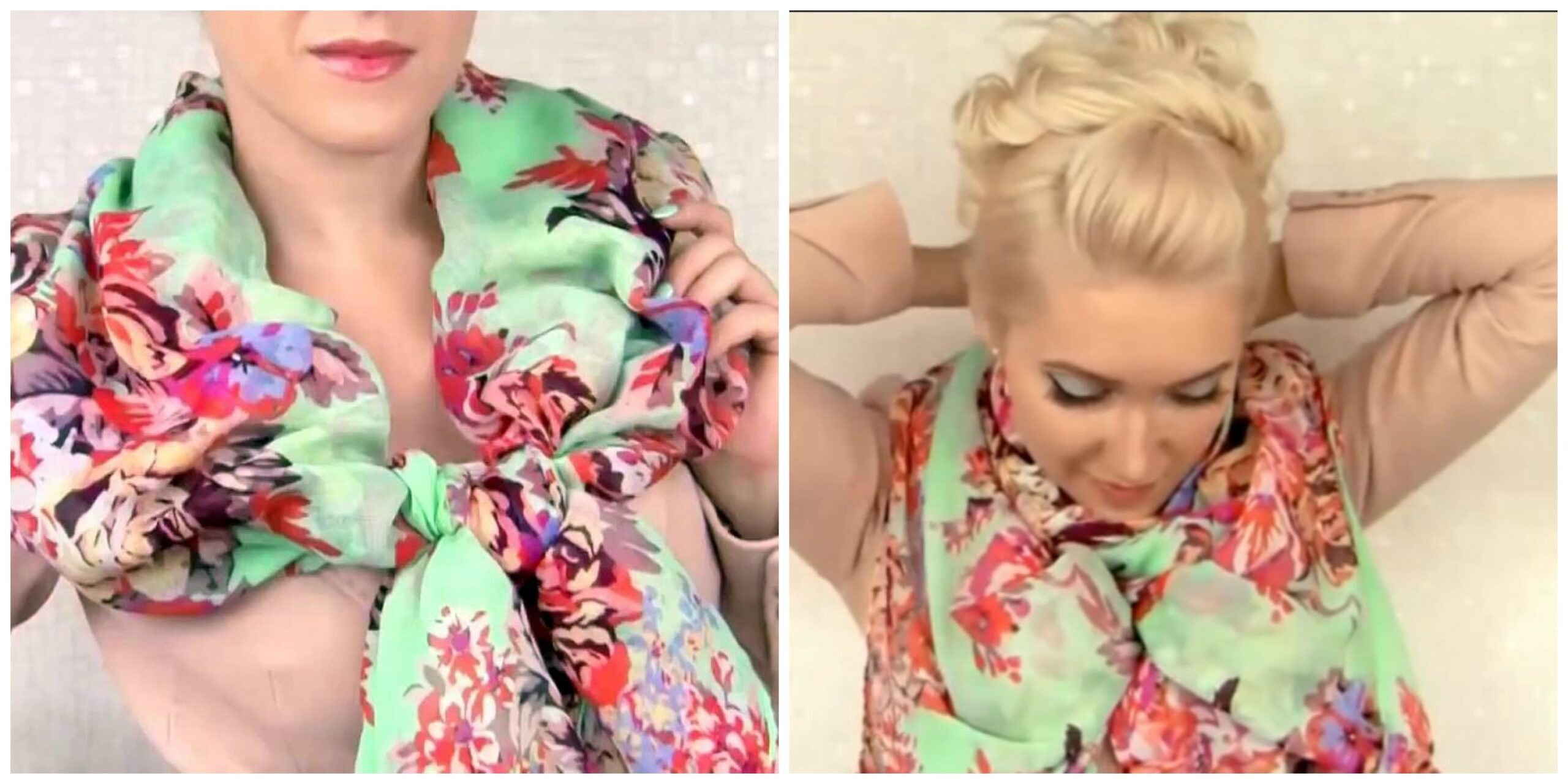 Come creare look differenti con una solita sciarpa