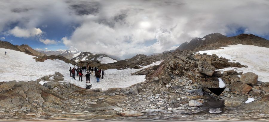 Sui ghiacciai della val senales