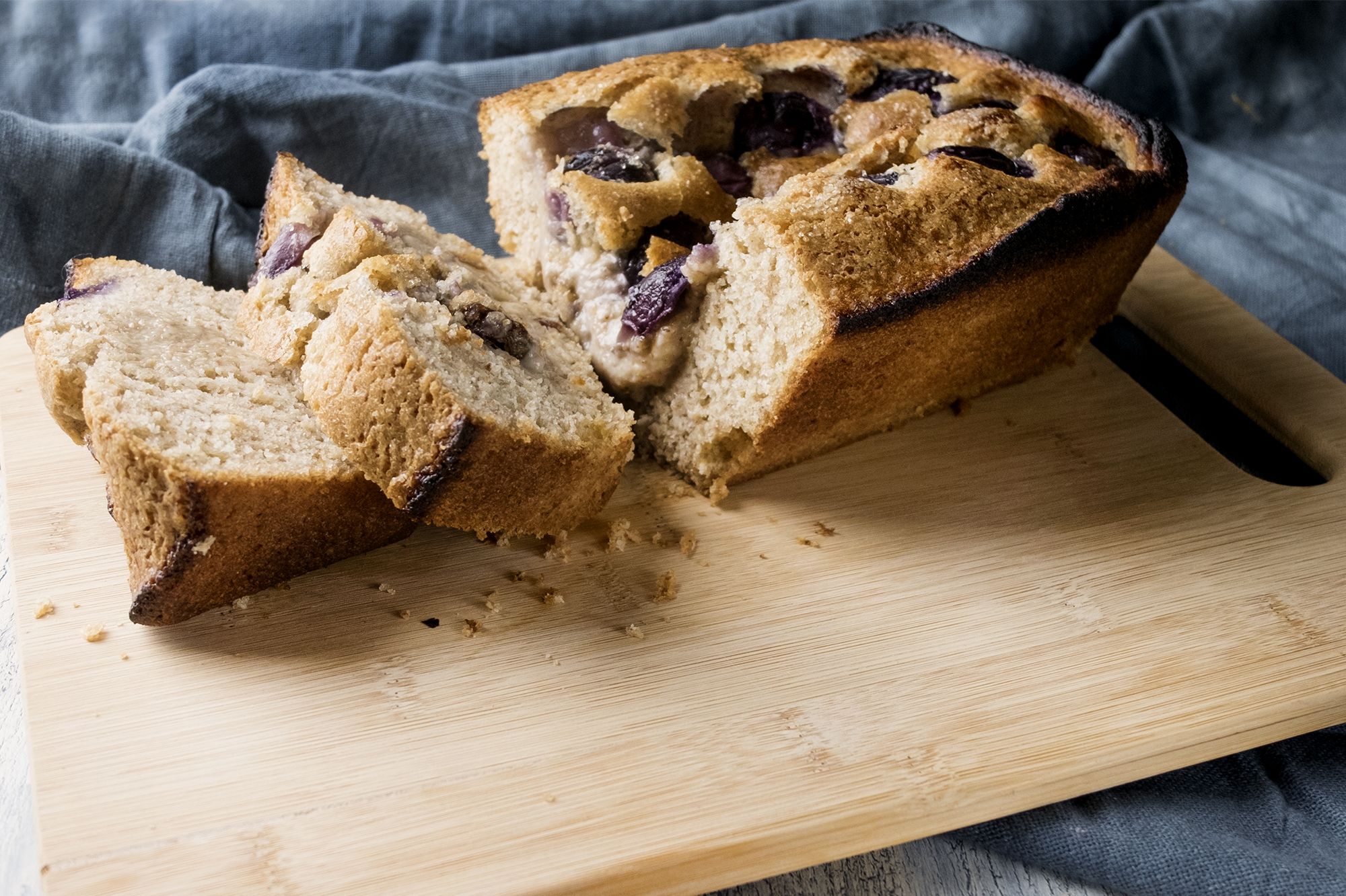 Torta integrale all’uva