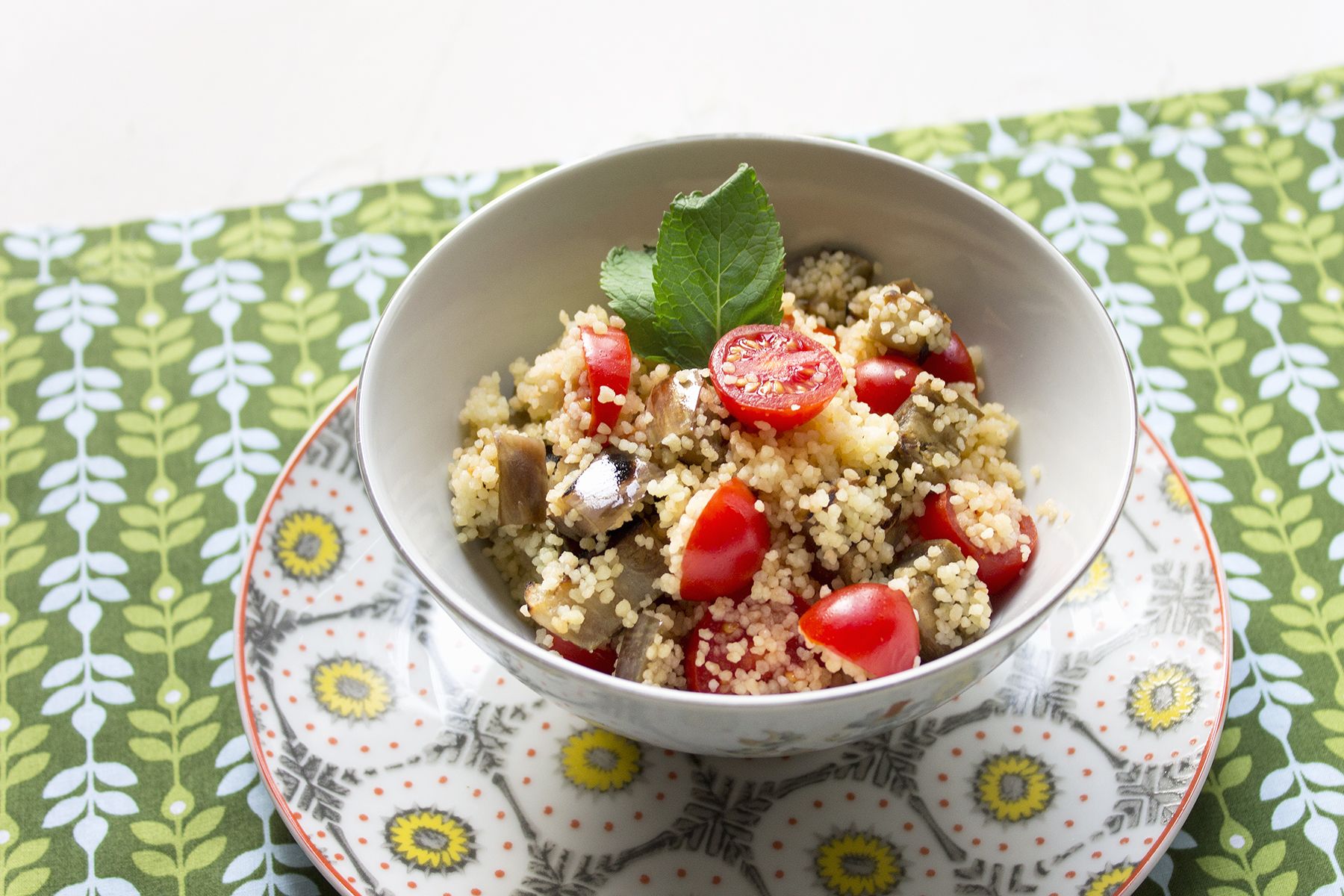 Cous cous vegetariano al microonde