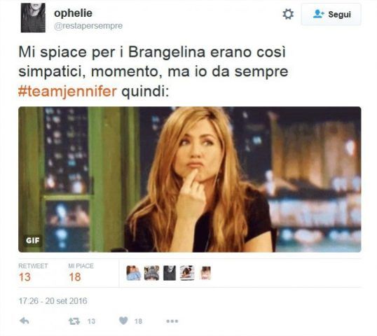 Ebbene sì, anche noi da sempre Team Jennifer!