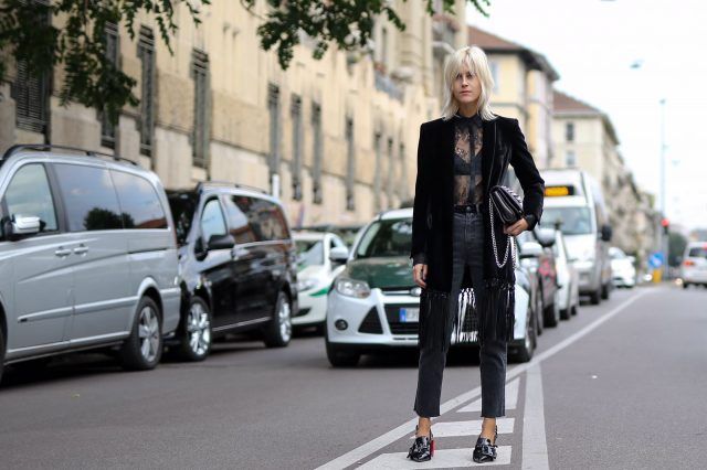Street Style da Milano Moda Donna primavera-estate 2017, primo giorno: Linda Tol