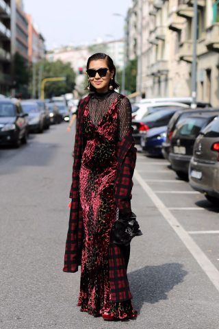 Street style da Milano Moda Donna, quarto giorno: velluto