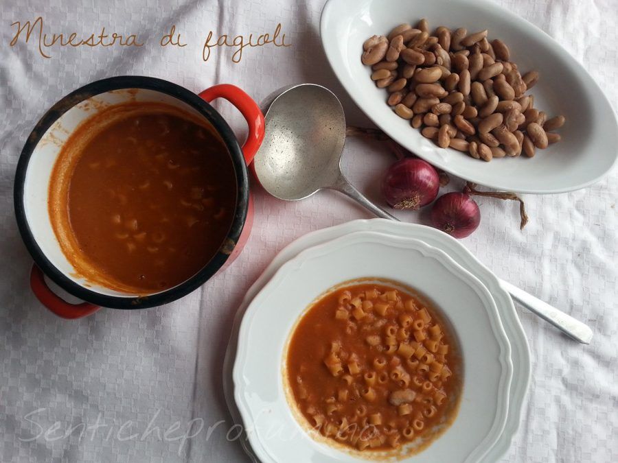 minestra di fagioli